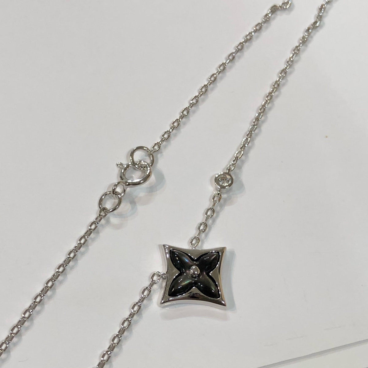 [Royal&Vicky]STAR BLACK MOP NECKLACE