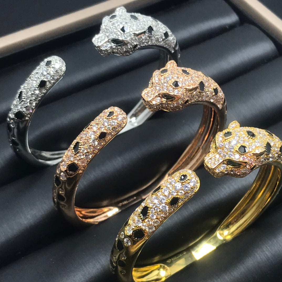 [Royal&Vicky]PANTHERE BIG BRACELET DIAMONDS