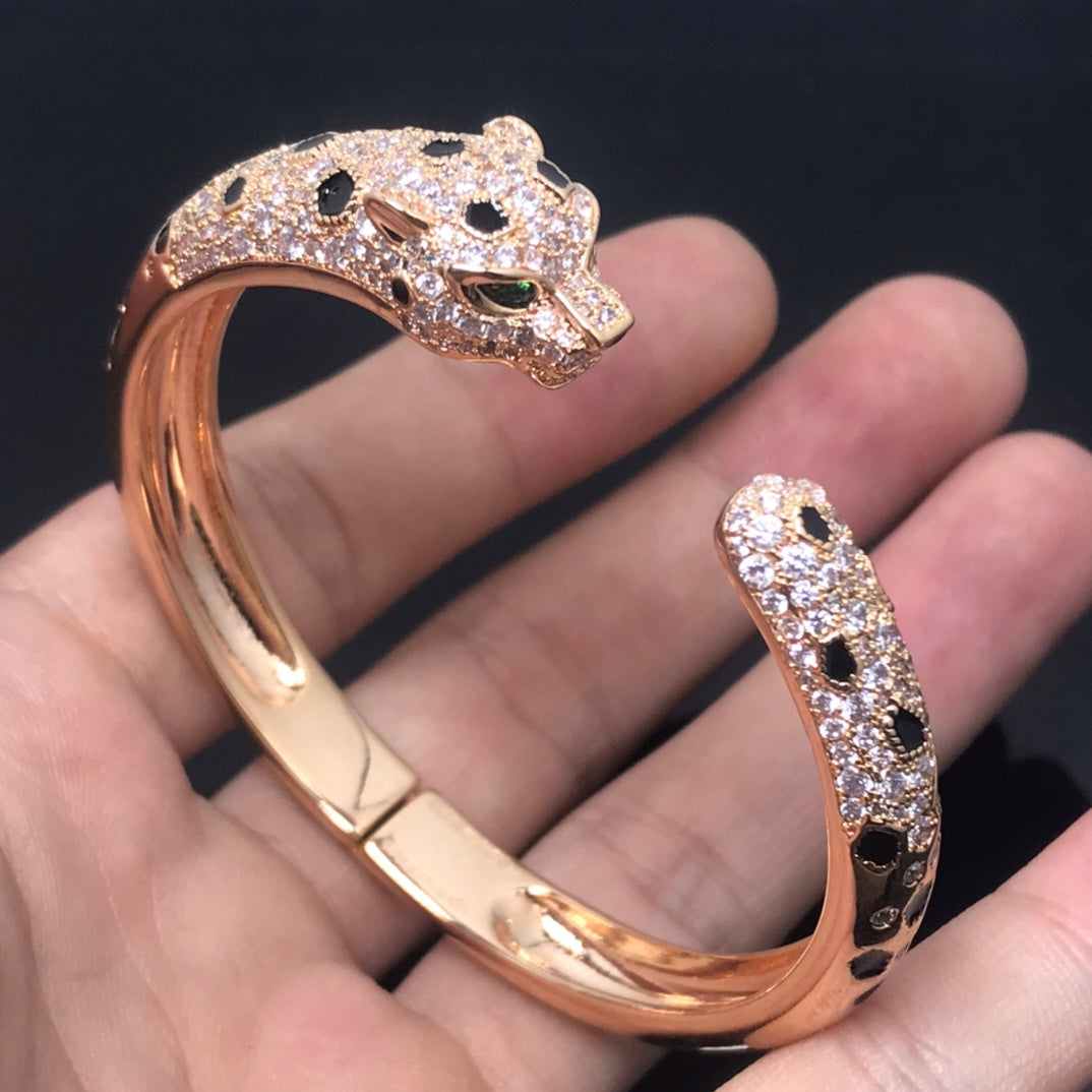 [Royal&Vicky]PANTHERE BIG BRACELET DIAMONDS