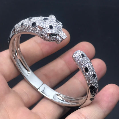 [Royal&Vicky]PANTHERE BIG BRACELET DIAMONDS