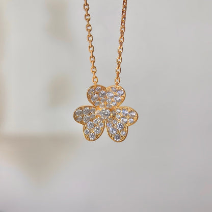 [Royal&Vicky]FLOWER DIAMOND NECKLACE