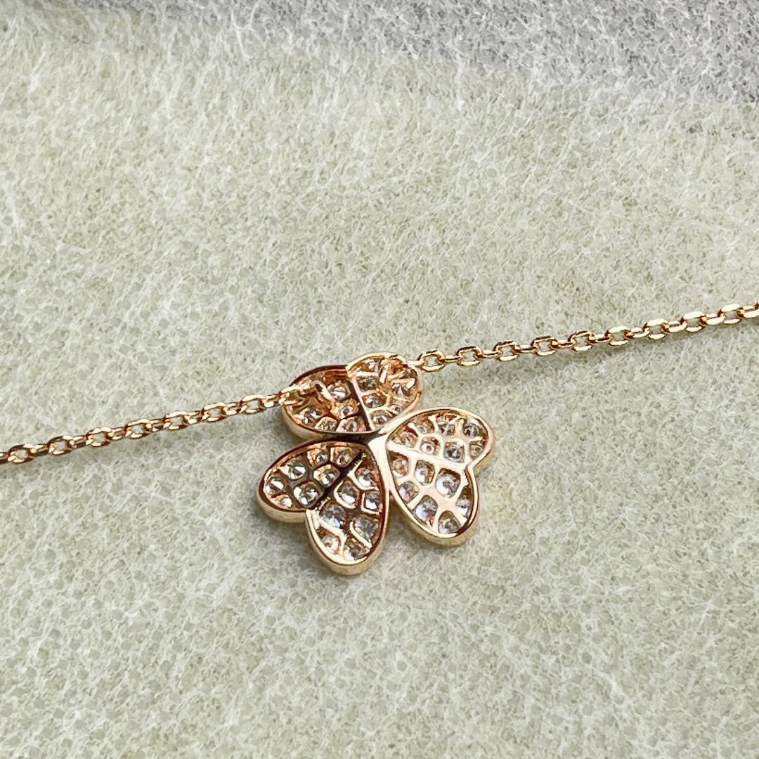 [Royal&Vicky]FLOWER DIAMOND NECKLACE