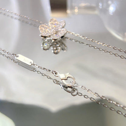 [Royal&Vicky]FLOWER DIAMOND NECKLACE