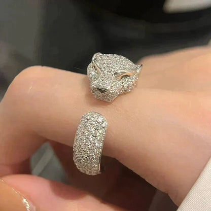 [Royal&Vicky]PANTHERE 5.5MM ALL DIAMOND RING