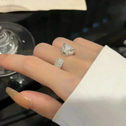 [Royal&Vicky]PANTHERE 5.5MM ALL DIAMOND RING