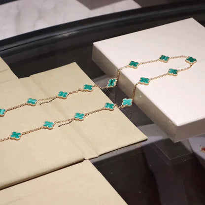 [Royal&Vicky]CLOVER 20 MOTIFS MALACHITE GOLD
