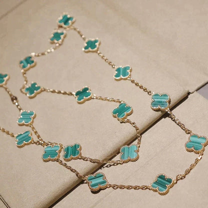 [Royal&Vicky]CLOVER 20 MOTIFS MALACHITE GOLD