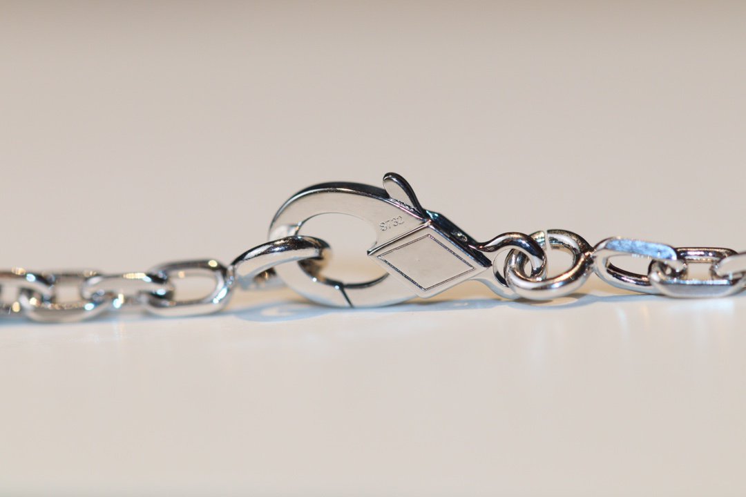[Royal&Vicky]CLOVER 20 MOTIFS ONYX DIAMOND SILVER