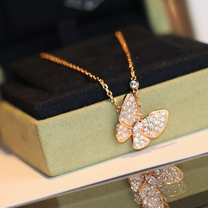 [Royal&Vicky]BUTTERFLY DIAMOND NECKLACE