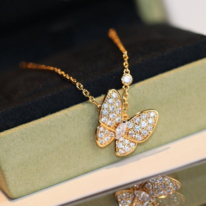 [Royal&Vicky]BUTTERFLY DIAMOND NECKLACE