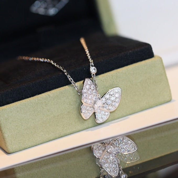 [Royal&Vicky]BUTTERFLY DIAMOND NECKLACE
