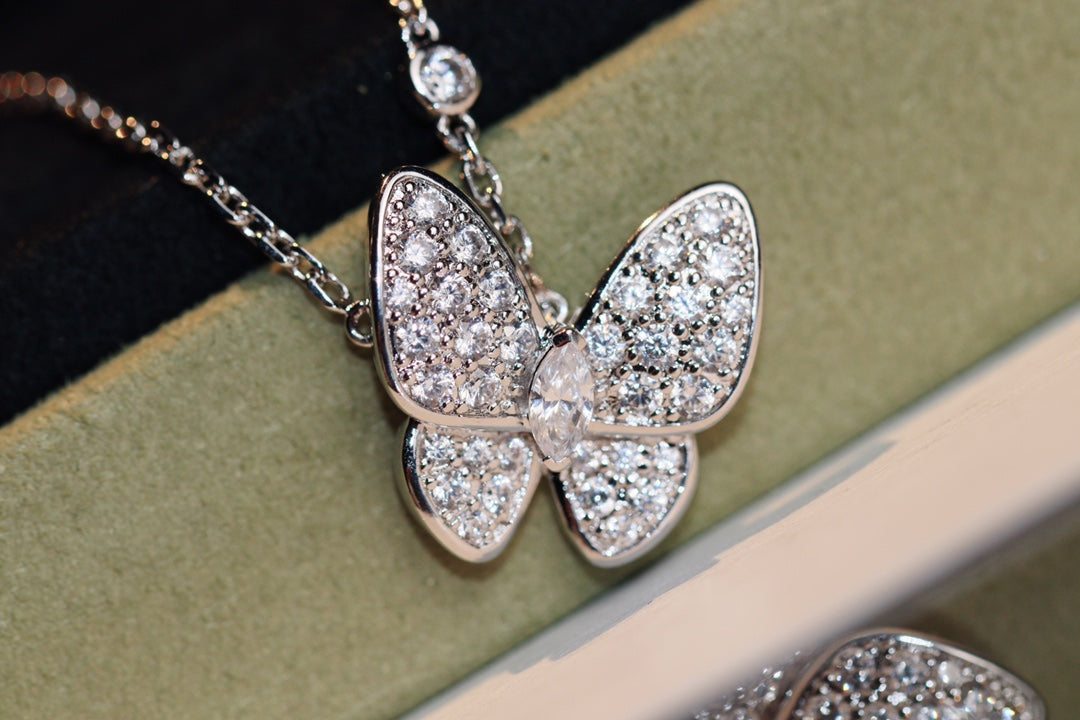 [Royal&Vicky]BUTTERFLY DIAMOND NECKLACE
