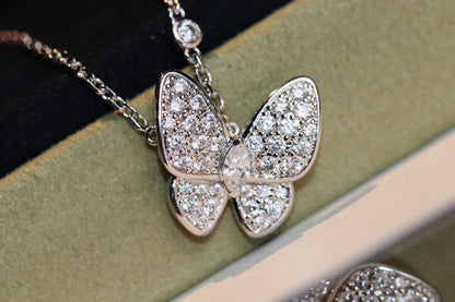 [Royal&Vicky]BUTTERFLY DIAMOND NECKLACE