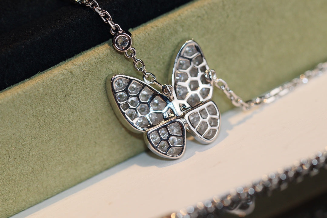 [Royal&Vicky]BUTTERFLY DIAMOND NECKLACE
