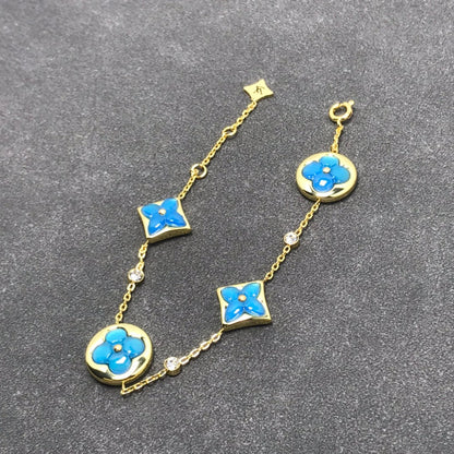 [Royal&Vicky]STAR AND SUN TURQUOISE 4 MOTIFS 3 DIAMONDS