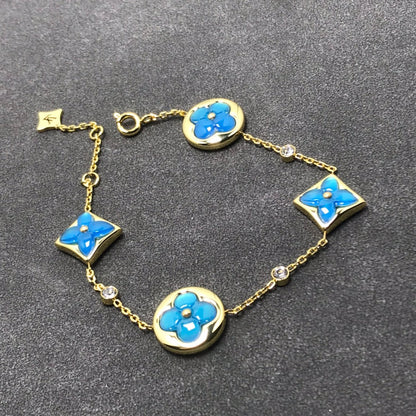 [Royal&Vicky]STAR AND SUN TURQUOISE 4 MOTIFS 3 DIAMONDS