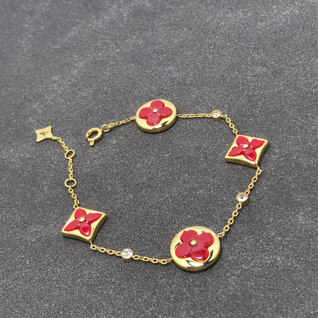 [Royal&Vicky]STAR AND SUN CARNELIAN 4 MOTIFS 3 DIAMONDS