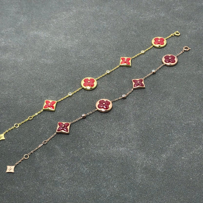 [Royal&Vicky]STAR AND SUN CARNELIAN 4 MOTIFS 3 DIAMONDS