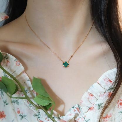 [Royal&Vicky]SUN PEDANT PINK GOLD 1 DIAMOND NECKLACE