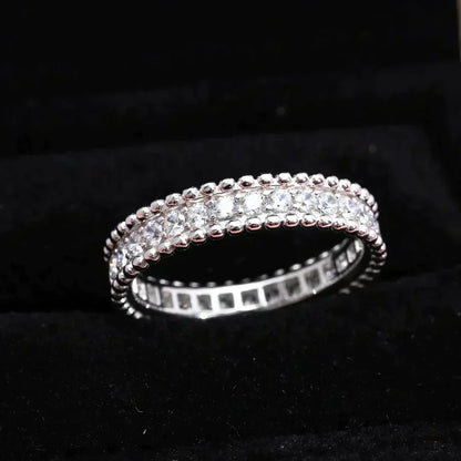 [Royal&Vicky]PERLEE DIAMOND SILVER RING