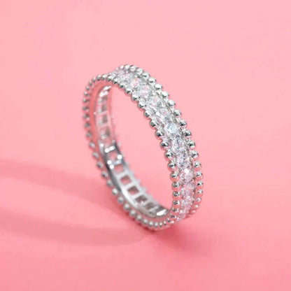 [Royal&Vicky]PERLEE DIAMOND SILVER RING