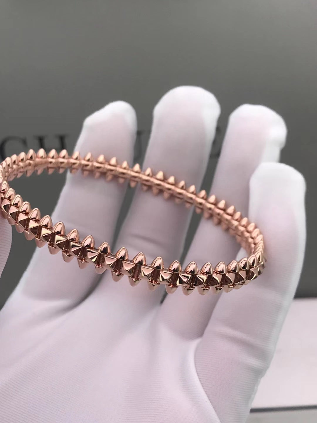 [Royal&Vicky]CLASH PINK GOLD BRACELET