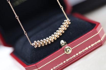 [Royal&Vicky]CLASH PINK GOLD NECKLACE