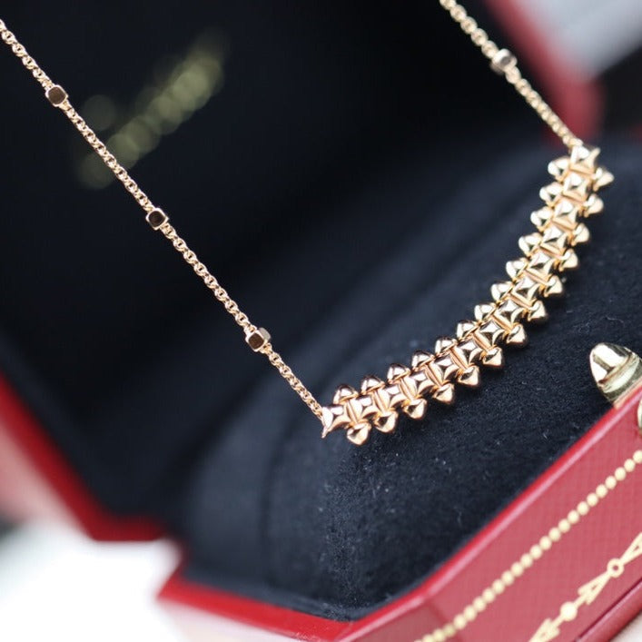[Royal&Vicky]CLASH PINK GOLD NECKLACE