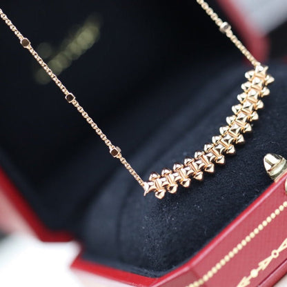[Royal&Vicky]CLASH PINK GOLD NECKLACE