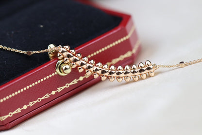 [Royal&Vicky]CLASH PINK GOLD NECKLACE