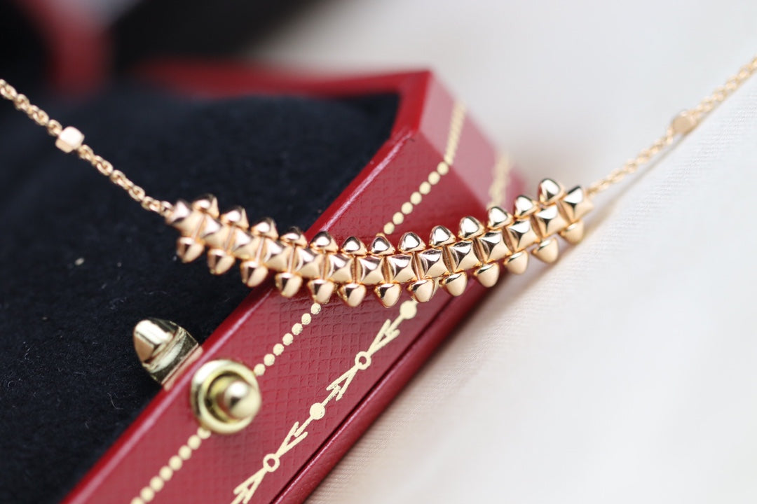 [Royal&Vicky]CLASH PINK GOLD NECKLACE