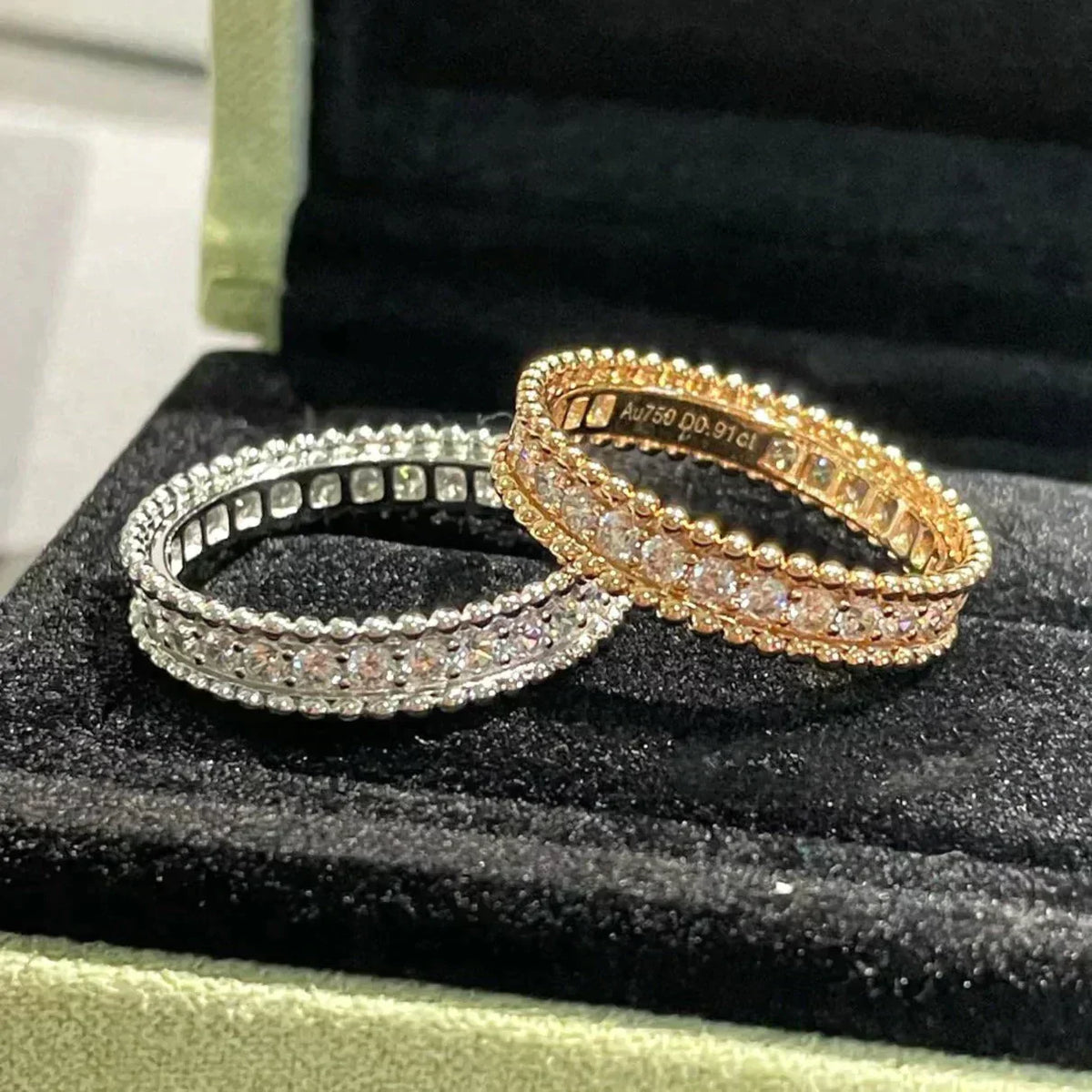 [Royal&Vicky]PERLEE DIAMOND ROSE GOLD RING