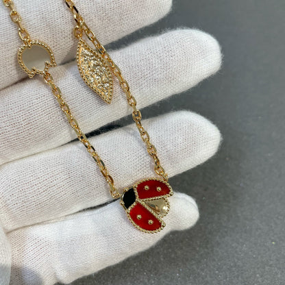 [Royal&Vicky]LUCKY SPRING 15 MOTIFS GOLD NECKLACE