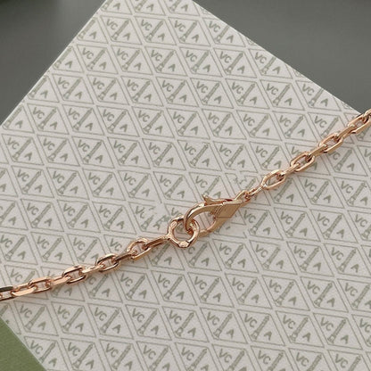 [Royal&Vicky]LUCKY SPRING 15 MOTIFS ROSE GOLD NECKLACE
