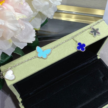 [Royal&Vicky]LUCKY SPRING SILVER BRACELET 4 MOTIF