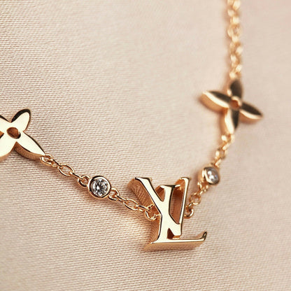 [Royal&Vicky]STAR AND SUN 7 MOTIFS GOLD BRACELET