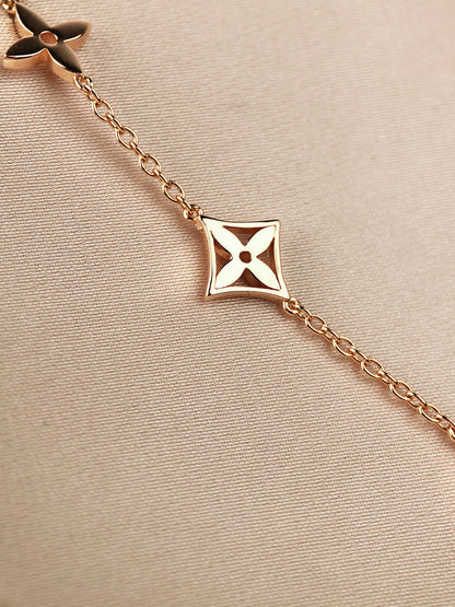 [Royal&Vicky]STAR AND SUN 7 MOTIFS GOLD BRACELET