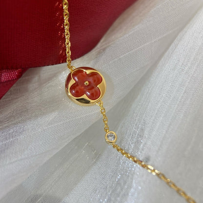 [Royal&Vicky]SUN PEDANT CARNELIAN BRACELET