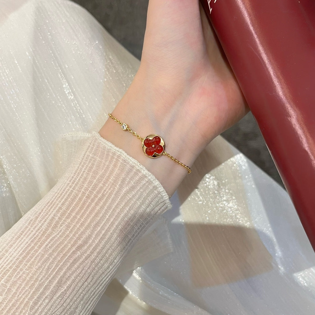 [Royal&Vicky]SUN PEDANT CARNELIAN BRACELET