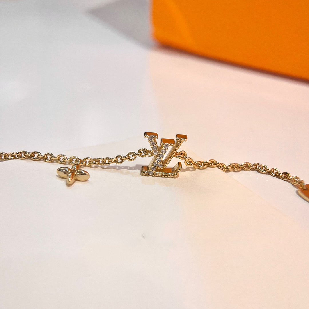 [Royal&Vicky]LOGO STAR MOTIF GOLD BRACELET
