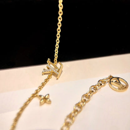 [Royal&Vicky]LOGO STAR MOTIF GOLD BRACELET