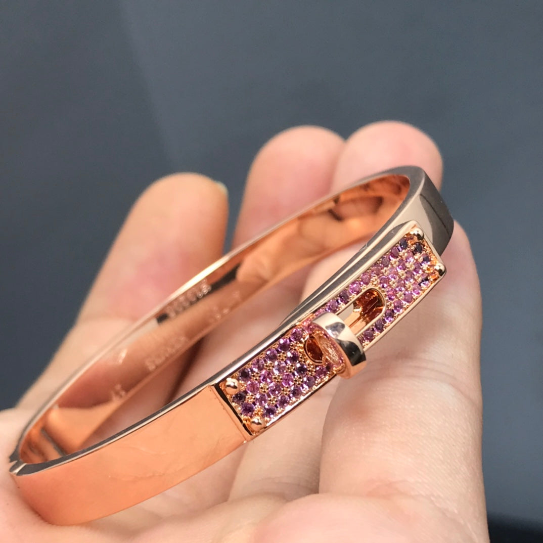 [Royal&Vicky]KELLY BRACELET PINK DIAMOND