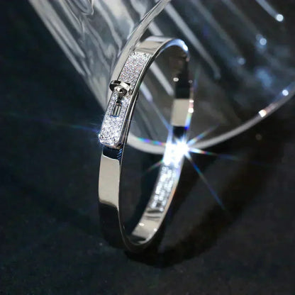 [Royal&Vicky]KELLY SILVER DIAMOND BRACELET