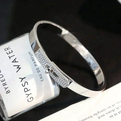 [Royal&Vicky]KELLY SILVER DIAMOND BRACELET