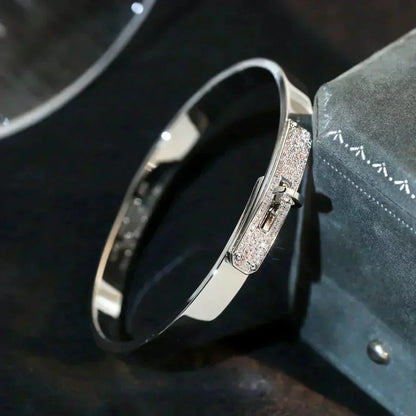 [Royal&Vicky]KELLY SILVER DIAMOND BRACELET