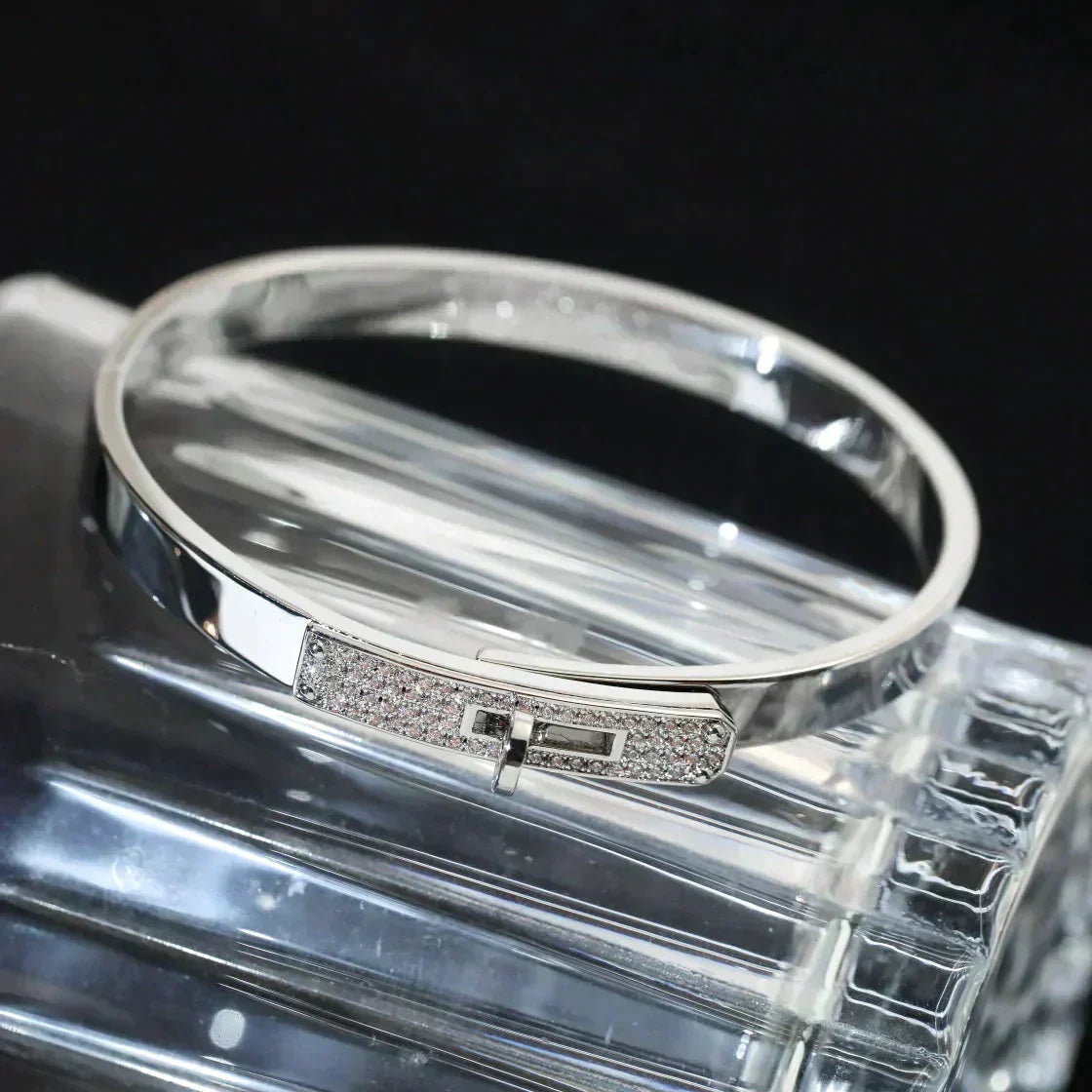 [Royal&Vicky]KELLY SILVER DIAMOND BRACELET