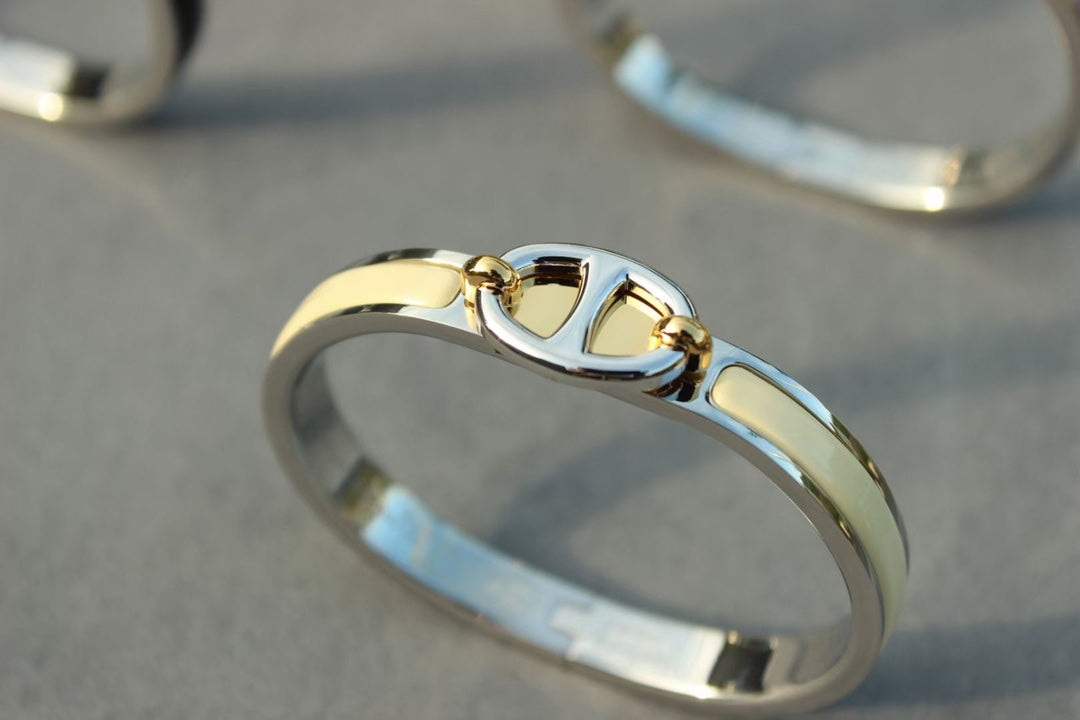 [Royal&Vicky]CLIC CHAINE SILVER BRACELET