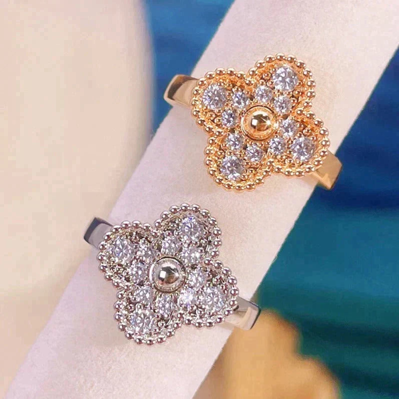 [Royal&Vicky]CLOVER DIAMOND RING