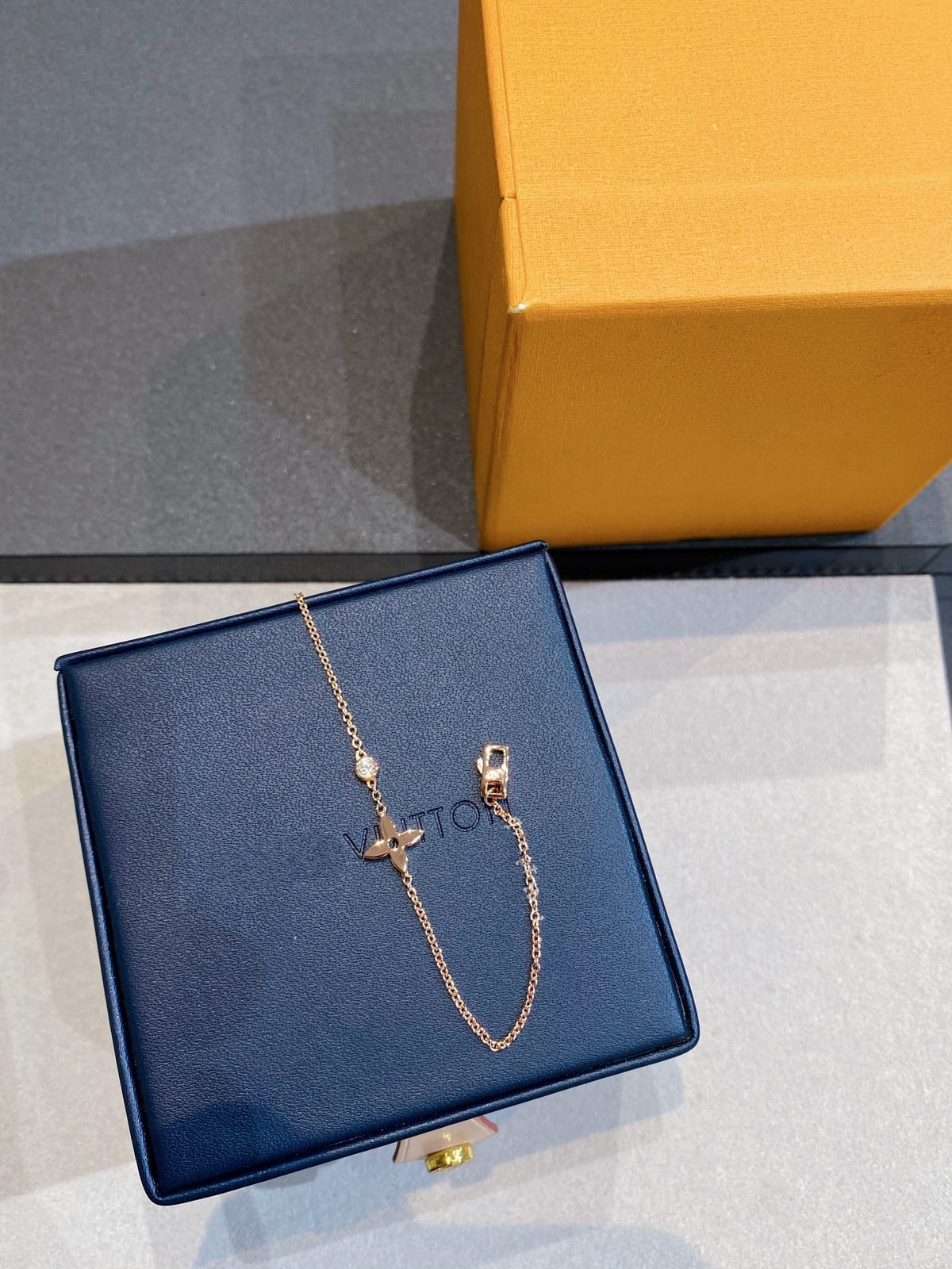 [Royal&Vicky]STAR DIAMOND PINK GOLD BRACELET