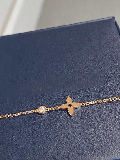 [Royal&Vicky]STAR DIAMOND PINK GOLD BRACELET